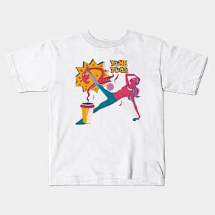 Fuel Your Soul: Coffee & Yoga Kids T-Shirt